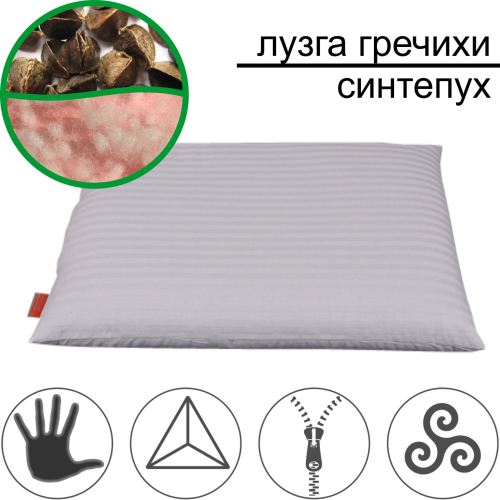 Мягкая гречишная подушка БИО-подушка Гармония