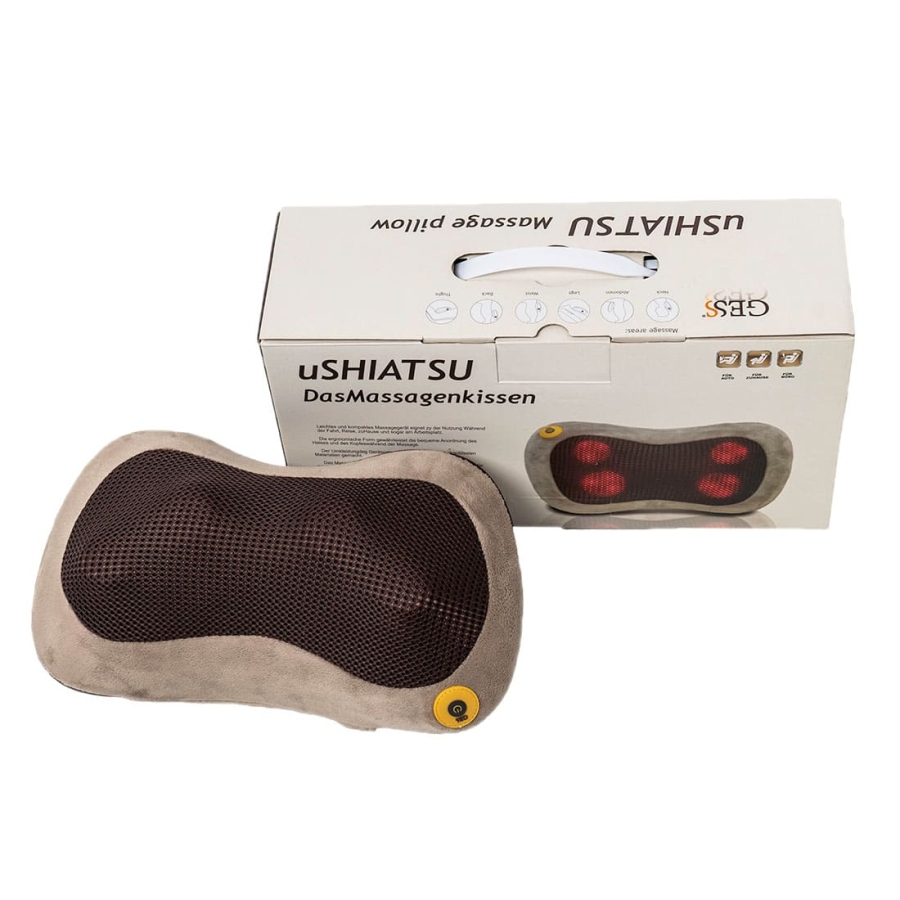 uShiatsu массажная подушка для шеи GESS-129