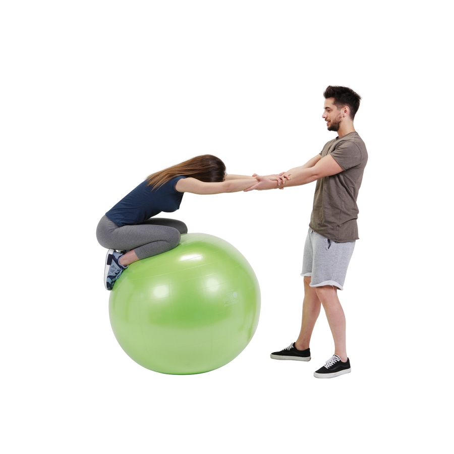 Гимнастический мяч с системой антивзрыв Gymnic PLUS (Зеленый 55 см)