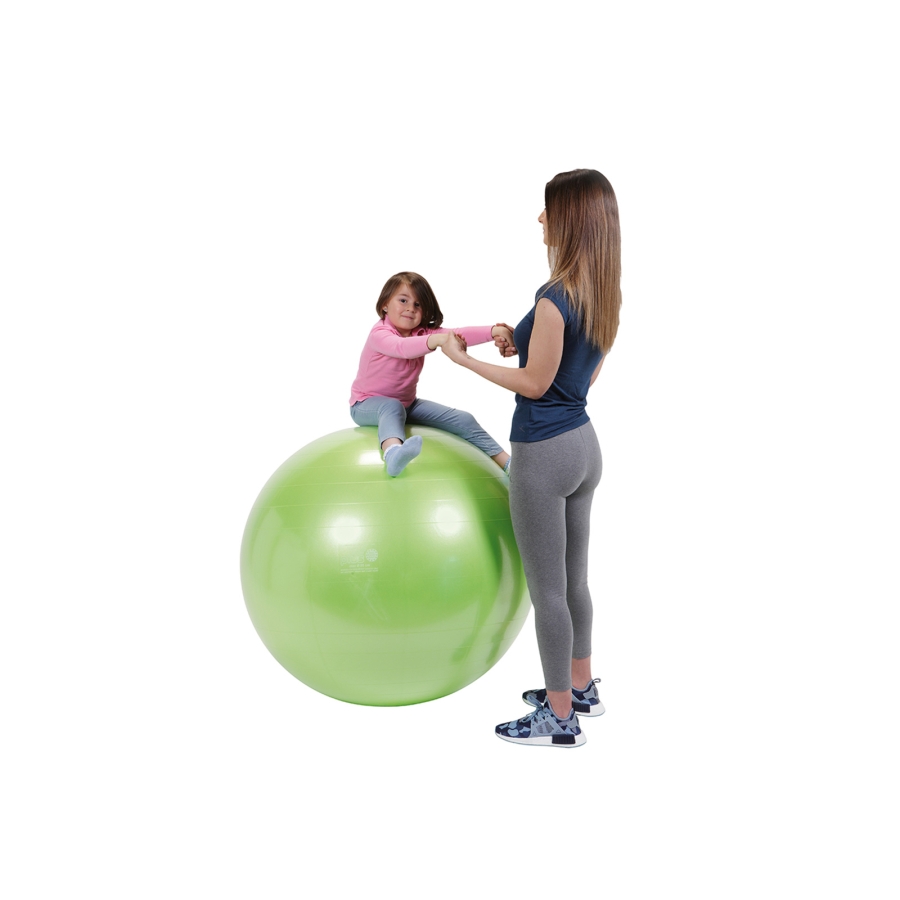 Гимнастический мяч с системой антивзрыв Gymnic PLUS (Зеленый 55 см)