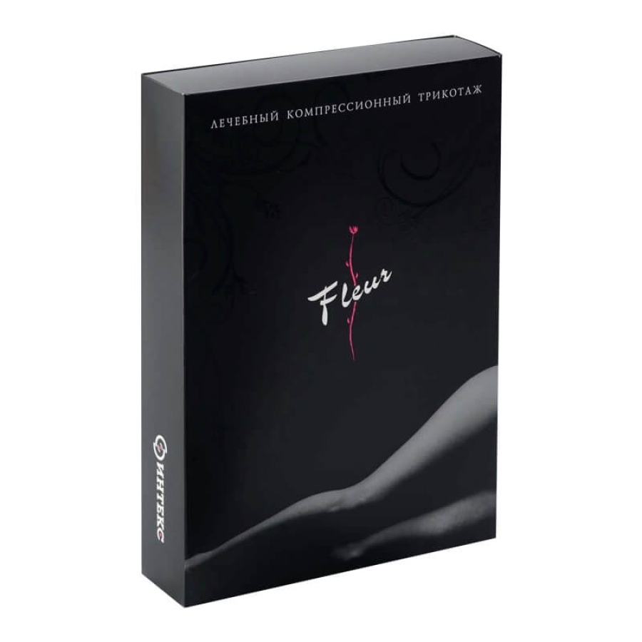 Компрессионные чулки 1 класс прозрачные Fleur Intex ФЧЖ (Бежевый L Рост 1)