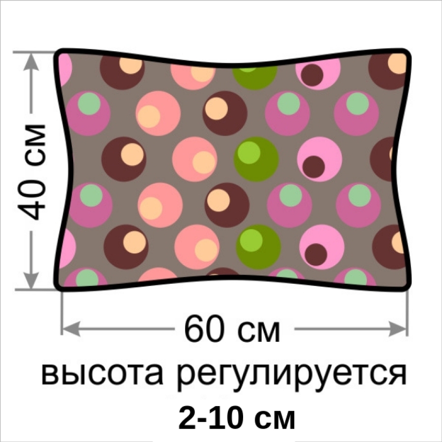 Био-подушка из гречихи 70х50 БИО-подушка Воздушный сон