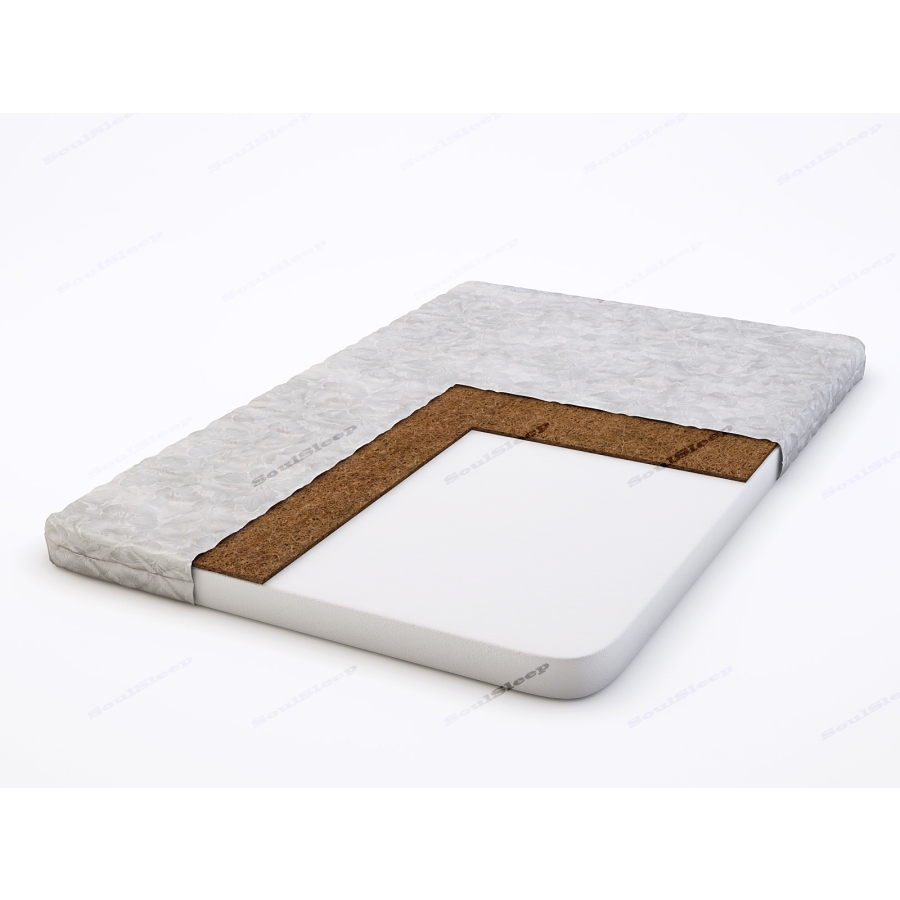 Беспружинный матрас Аляска высота 18 см Soul Sleep (120х200х18 см)