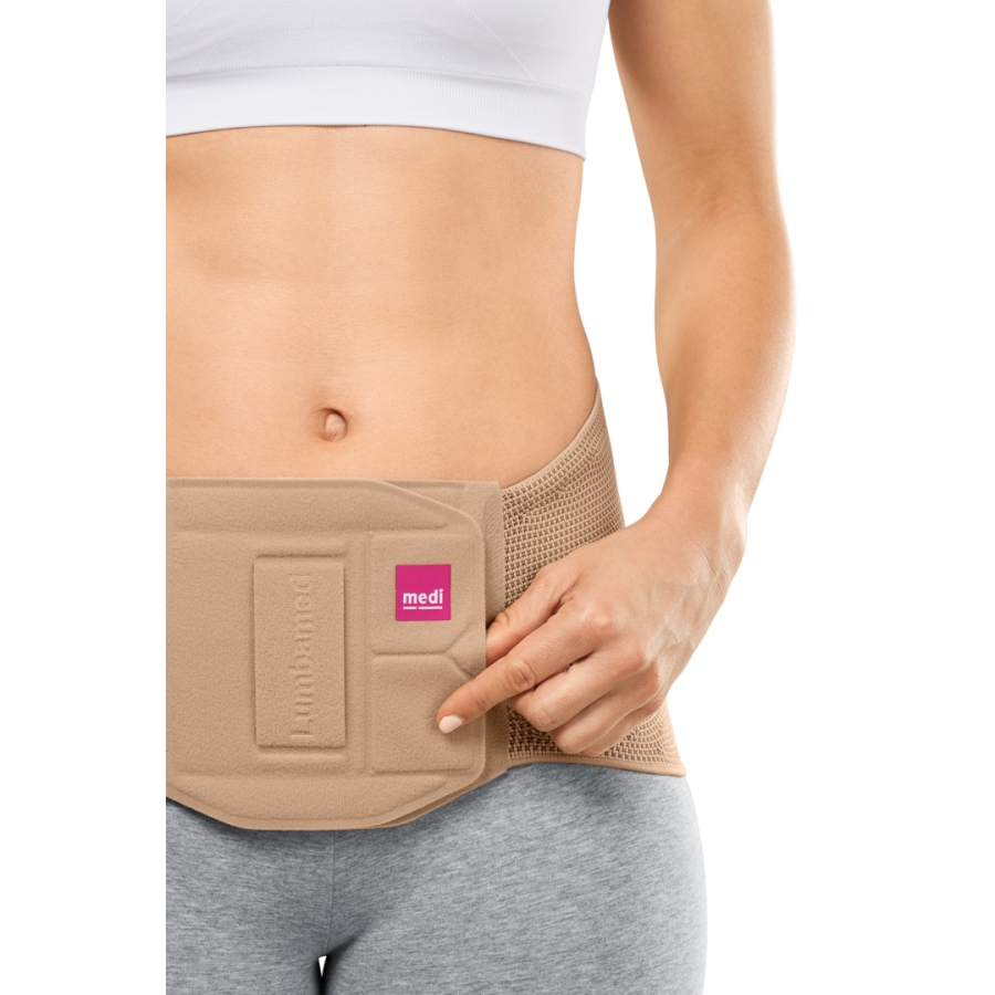 Бандаж поясничный с вкладышем Vario-Flex LUMBAMED PLUS женский (Бежевый, I)