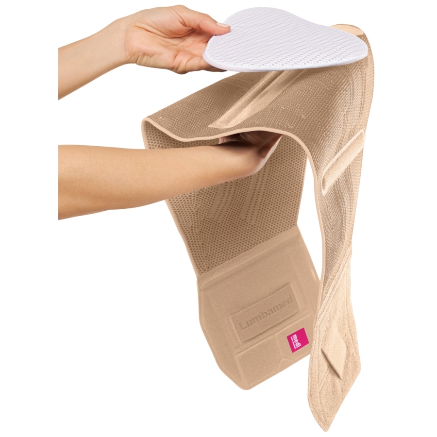 Бандаж поясничный с вкладышем Vario-Flex LUMBAMED PLUS женский (Бежевый, I)